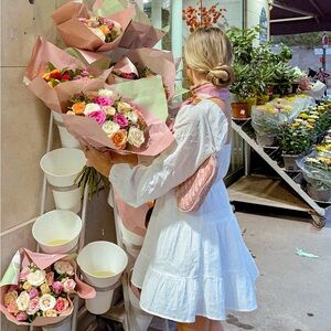 Princess Polly White ruffle dress